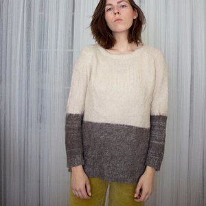 Colorblock Sweater Kimchi Blue Urban Outfitters